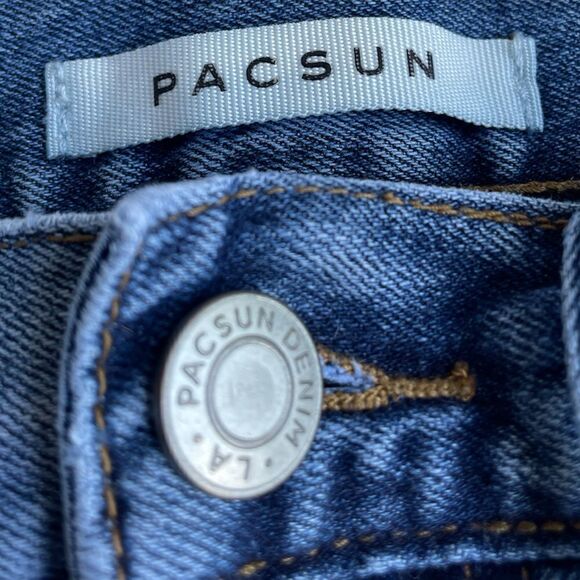 Pacsun Slim Taper Ripped Jeans Size 29x30 - Picture 3 of 4